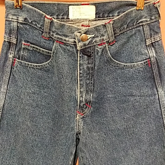 True Vtg 80s Gap Denim Jeans 9/10 Cropped Length - Picture 2 of 8